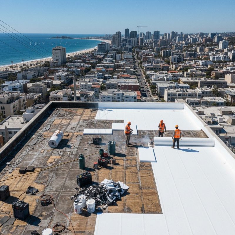 Single Ply Roof Replacement in Prince William County, VA