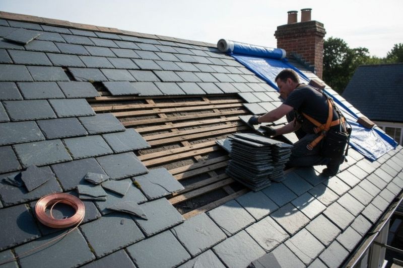 Slate Roof Leak Repair in Prince William County, VA