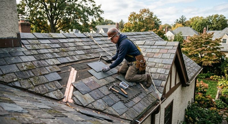 Slate Roof Repair in Annandale, VA