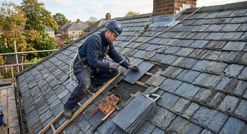 Slate Roof Repair in Falls Church, VA