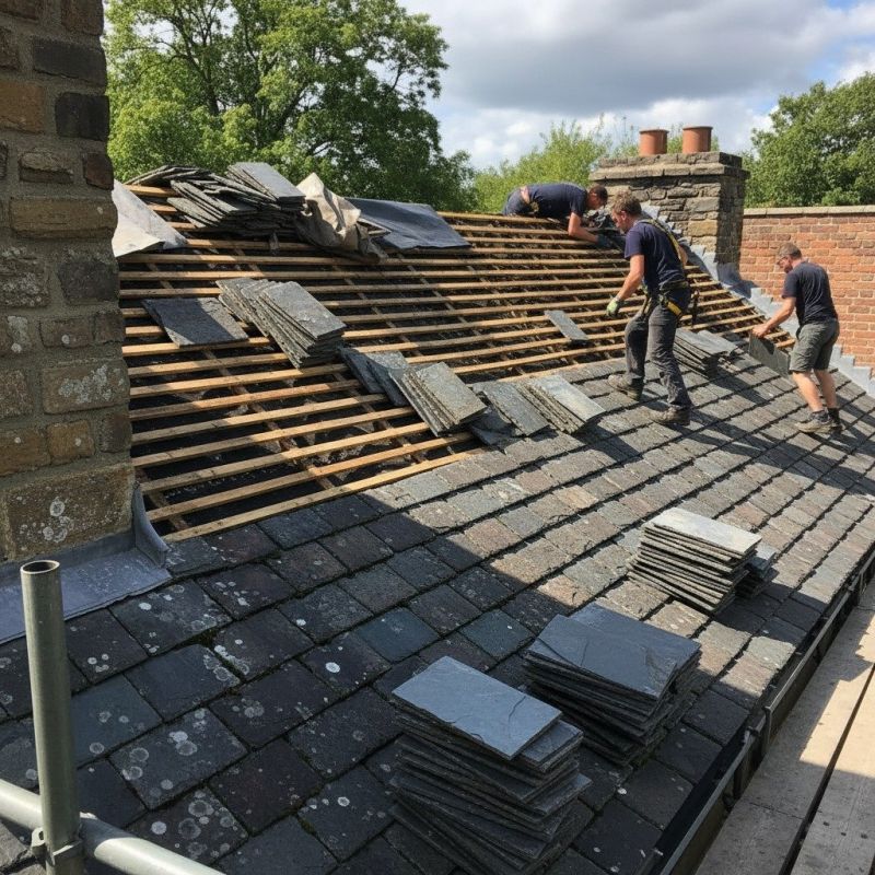 Slate Roof Replacement in Falls Church, VA