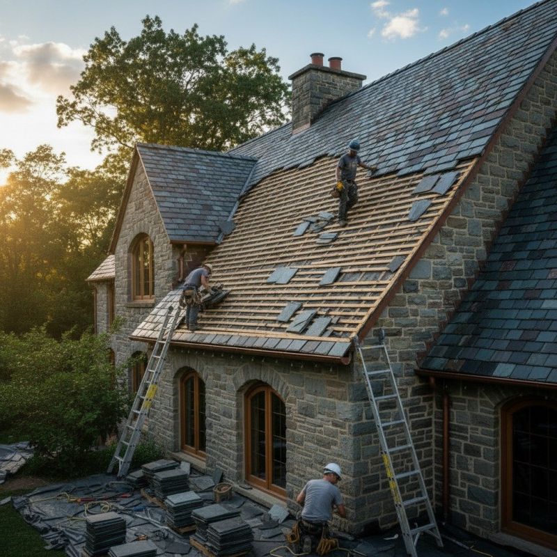 Slate Roof Replacement in Manassas, VA