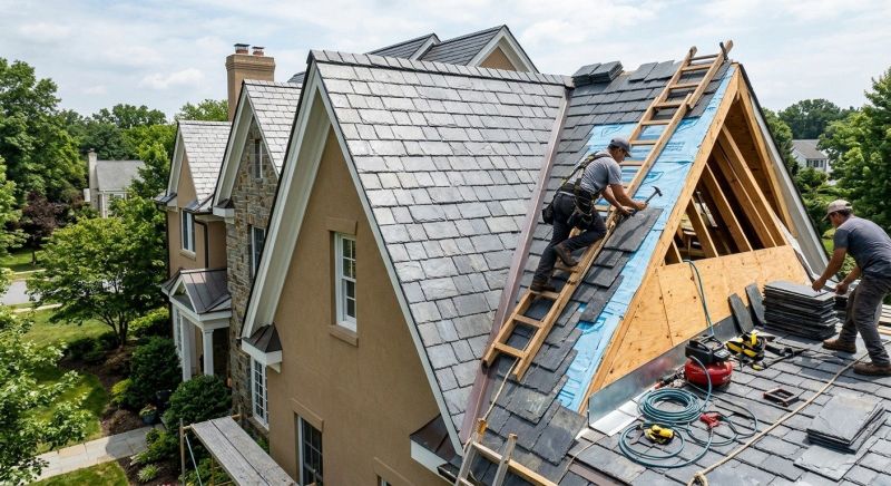 Slate Shingles Repair in Fauquier County, VA