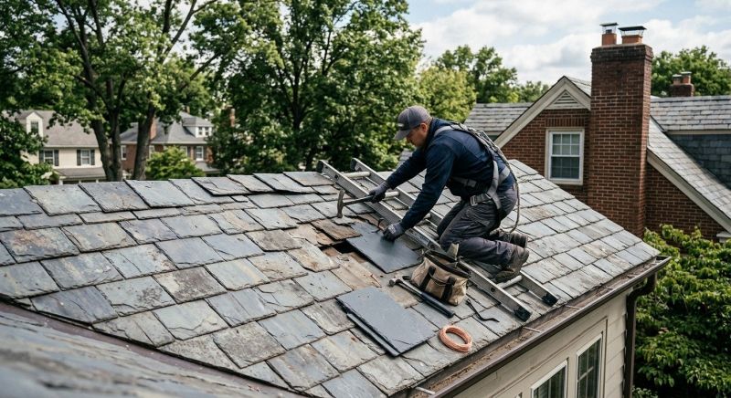 Slate Shingles Repair in Prince William County, VA