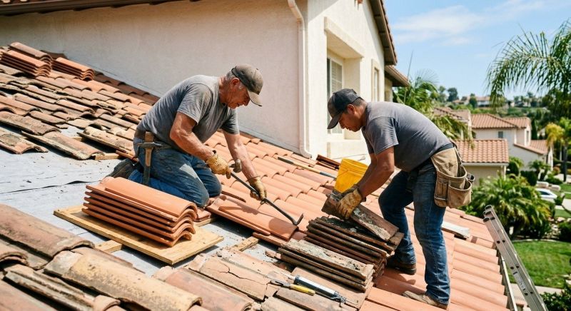 Spanish Tile Roof Repair in Prince William County, VA