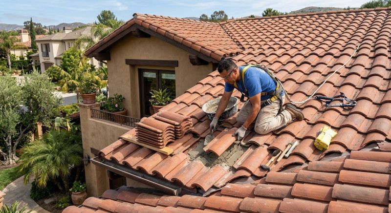 Spanish Tile Roof Repair in Prince William County, VA
