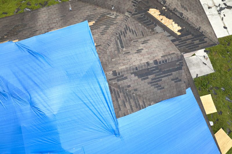Storm Damage Roof Tarping in Prince William County, VA