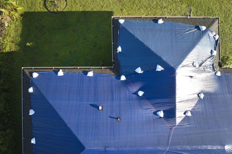 Storm Damage Roof Tarping in Prince William County, VA