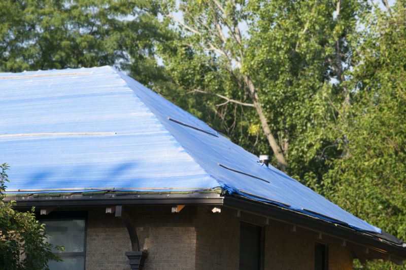 Storm Damage Roof Tarping in Prince William County, VA