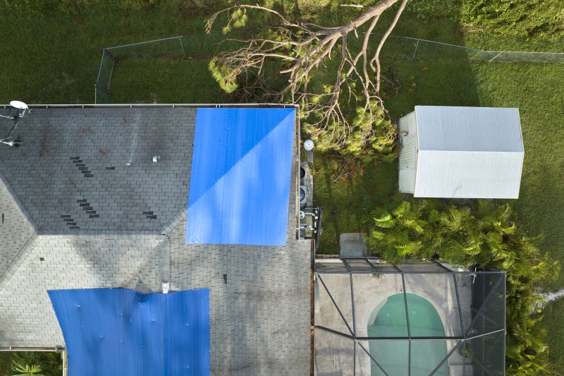 Storm Damage Roof Tarping in Prince William County, VA