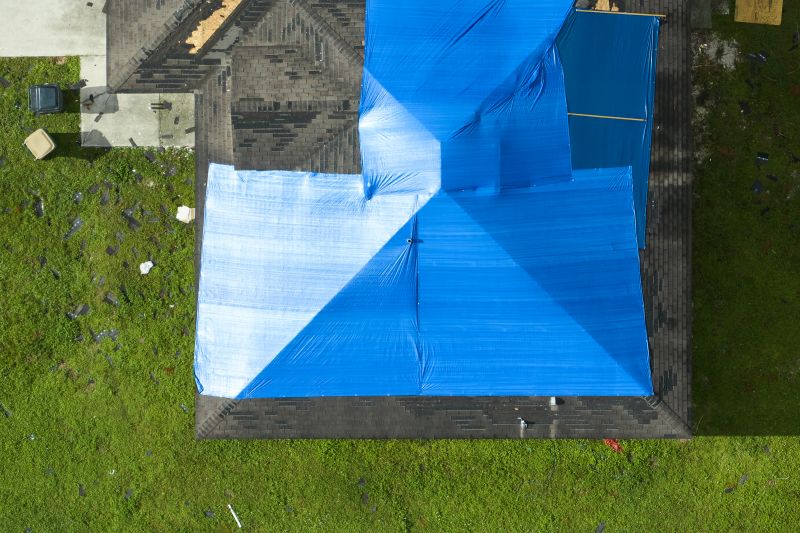 Storm Damage Roof Tarping in Prince William County, VA