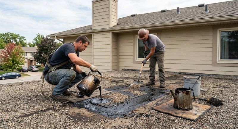 Tar And Gravel Roof Repair in Catlett, VA