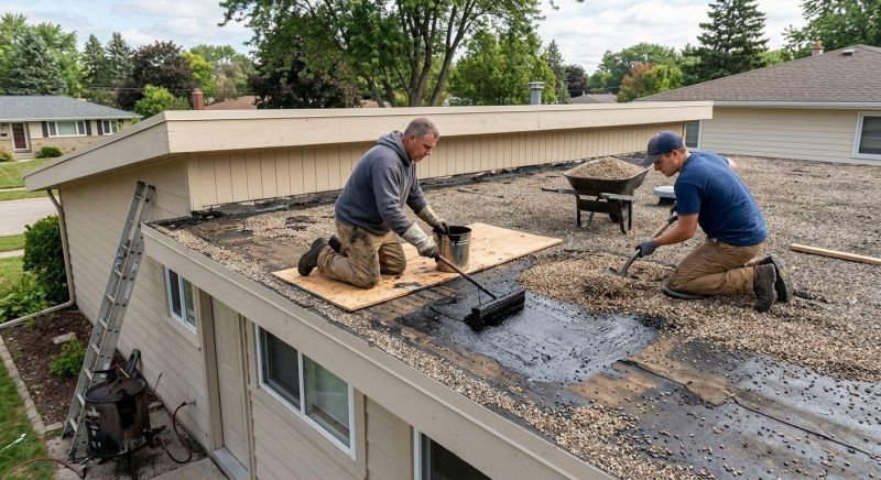 Tar And Gravel Roof Repair in Vienna, VA