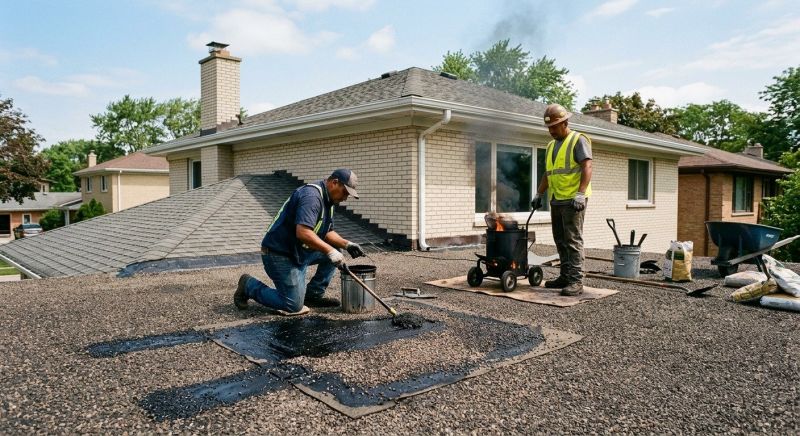Tar Roof Repair in Burke, VA