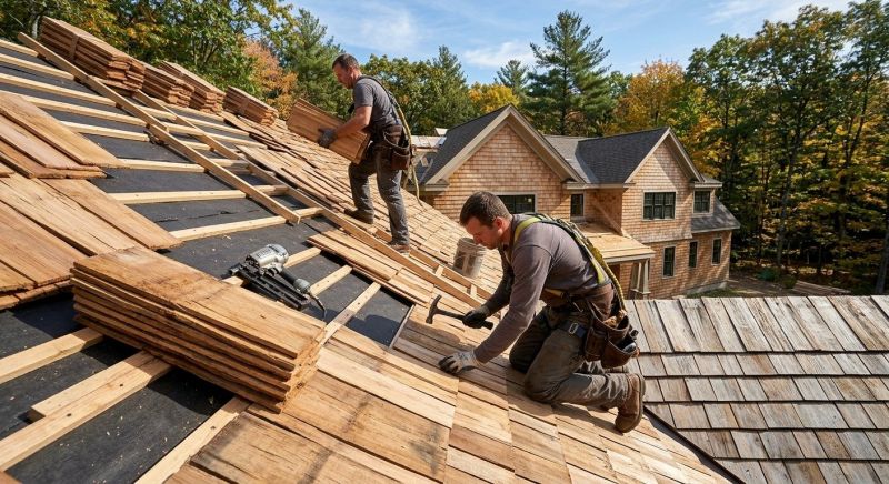 Wood Roofing Installation in Fairfax, VA