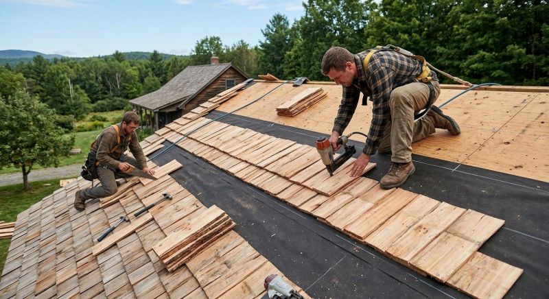 Wood Roofing Installation in Warrenton, VA