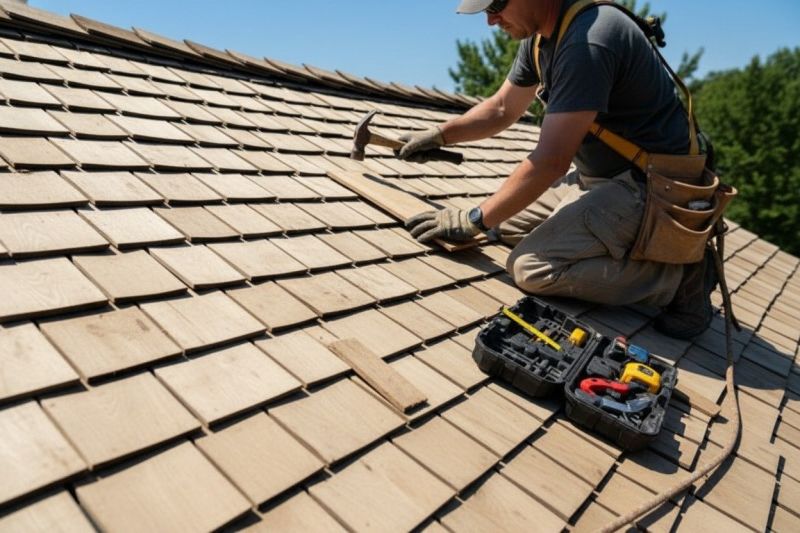 Wood Shake Roof Repair in Clifton, VA