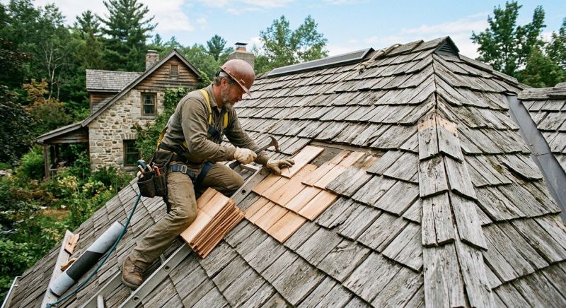 Wood Shake Roof Repair in Prince William County, VA