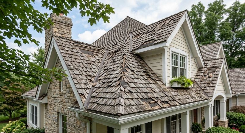 Wood Shake Roof Repair in Prince William County, VA