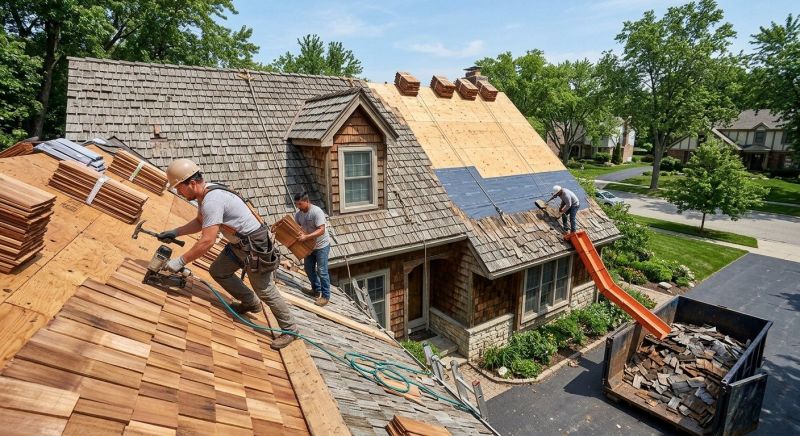 Wood Shake Roof Replacement in Prince William County, VA