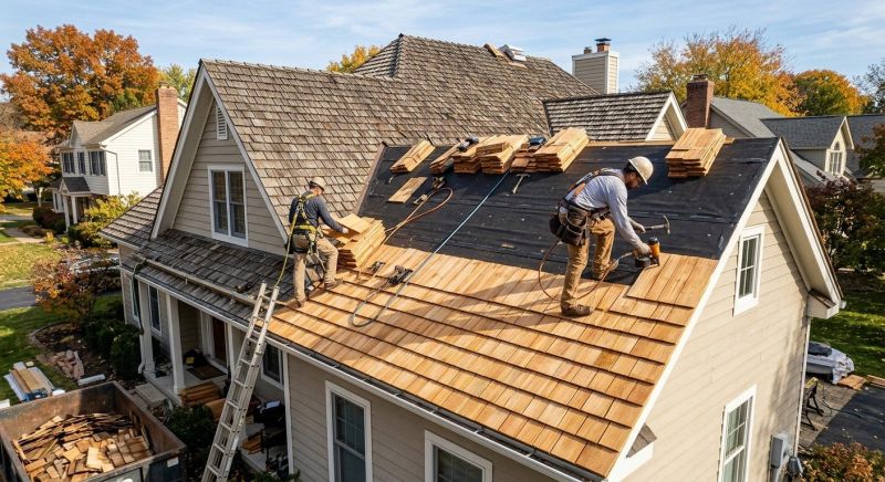 Wood Shake Roof Replacement in Stafford County, VA